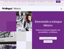 Tablet Screenshot of inlinguamexicocity.mx